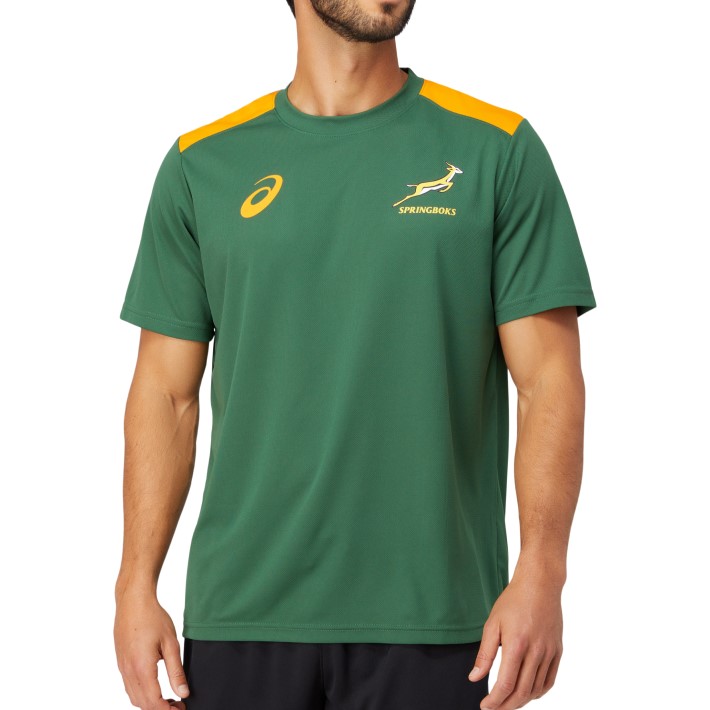 ラグビー 南アフリカ代表 スプリングボクス ホームファントップ Tシャツ 公式 メンズ ユニセックス 2111A912-301