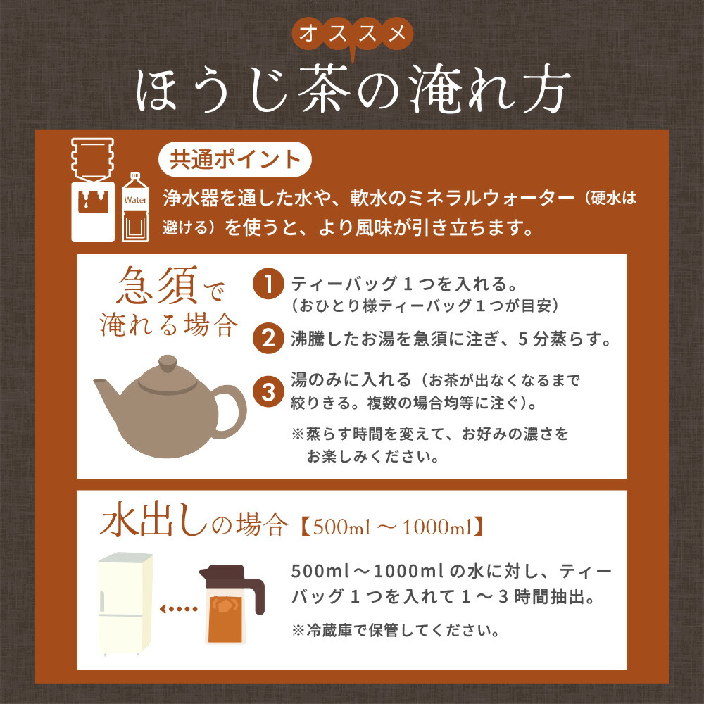 Qoo10] みずたま農園製茶場 ノンカフェイン ほうじ茶 4gx32p